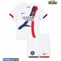 Paris Saint-Germain Auswärts Trikotsatz Kinder 2025-26 Kurzarm (+ Kurze Hosen)